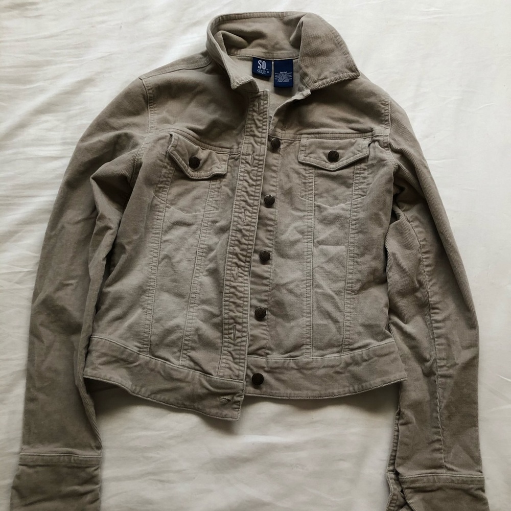 Cream Corduroy Jacket